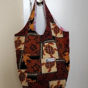 Reversible Brown and Black Tote Bag